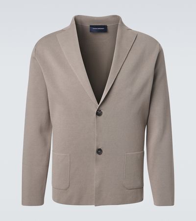 Thom Sweeney Thom Sweeney Cotton crêpe blazer