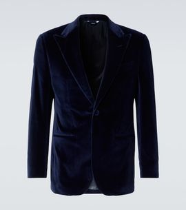 Thom Sweeney Thom Sweeney Cotton velvet tuxedo jacket