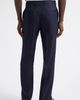 Thom Sweeney Thom Sweeney Flat Front Wide Leg Virgin Wool Trousers - 2