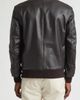 Thom Sweeney Thom Sweeney Leather Bomber Jacket with Genuine Shearling Collar - 2