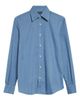 Thom Sweeney Thom Sweeney Lecce Point Collar Denim Button-Up Shirt - 5