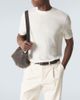 Thom Sweeney Thom Sweeney Linen-blend T-shirt - 5
