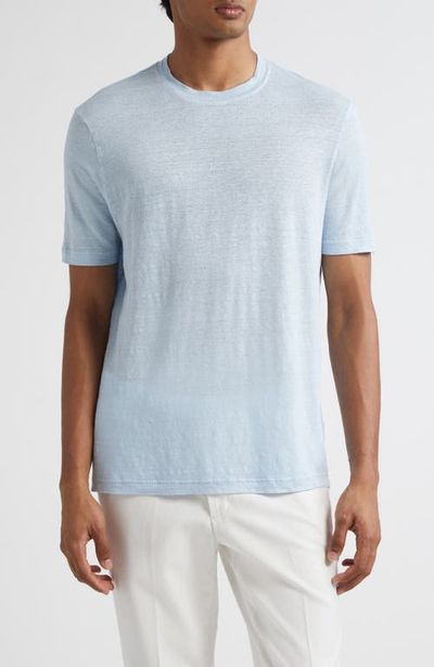 Thom Sweeney Thom Sweeney Linen Stretch Jersey T-Shirt