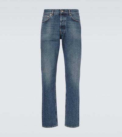 Thom Sweeney Thom Sweeney Mid-rise straight jeans