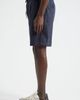 Thom Sweeney Thom Sweeney Pleated Stretch Linen & Cotton Jersey Shorts - 4