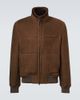 Thom Sweeney Thom Sweeney Shearling-lined suede bomber jacket - 1