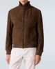 Thom Sweeney Thom Sweeney Shearling-lined suede bomber jacket - 3