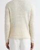 Thom Sweeney Thom Sweeney Skipper Wide Gauge Linen Blend Polo Sweater - 3