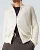 Thom Sweeney Thom Sweeney Wool and cashmere-blend zip-up sweater - 5