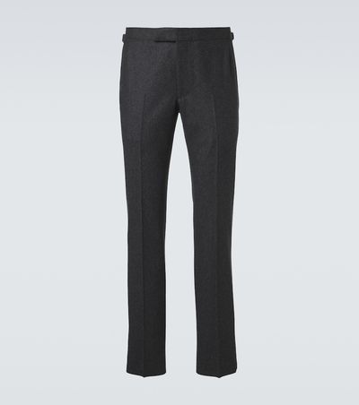 Thom Sweeney Thom Sweeney Wool flannel slim pants