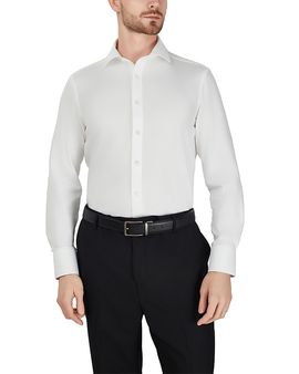 Thomas Pink Thomas Pink Diagonal Textured Solid Dress Shirt