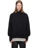 thom/krom thom/krom Black MS 193 Hoodie - 1