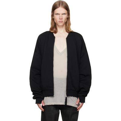 thom/krom thom/krom Black MSJ 705 Bomber Jacket