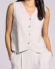 Thread & Supply Thread & Supply Anastasia Linen Blend Vest - 1