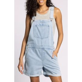Thread & Supply Thread & Supply Connor Short Denim Overalls