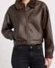 Thread & Supply Thread & Supply Faux Leather Zip Jacket - 4