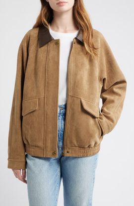 Thread & Supply Thread & Supply Faux Suede Chore Coat