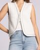 Thread & Supply Thread & Supply Joplin Quilted Cotton Tie Front Vest - 1