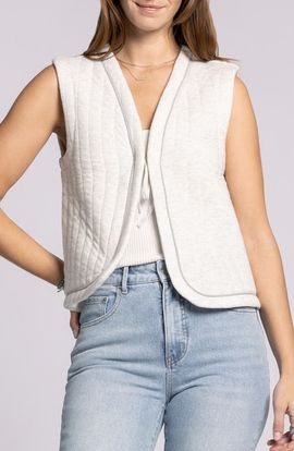 Thread & Supply Thread & Supply Joplin Quilted Cotton Tie Front Vest
