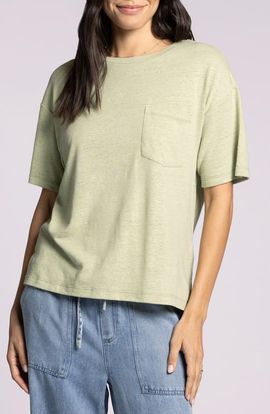 Thread & Supply Thread & Supply Kay Oversize Linen Blend T-Shirt