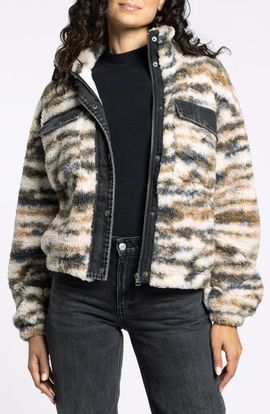 Thread & Supply Thread & Supply Leona Denim & Faux Shearling Jacket