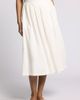 Thread & Supply Thread & Supply Lydia Pleated Linen Blend Midi Skirt - 1