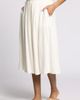 Thread & Supply Thread & Supply Lydia Pleated Linen Blend Midi Skirt - 3