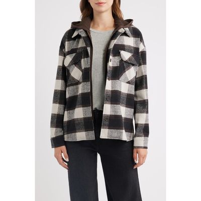Thread & Supply Thread & Supply Plaid Hooded Shacket