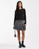 Threadbare Threadbare button-up long sleeve jersey top in black - 4