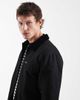 Threadbare Threadbare canvas zip front barn jacket in black - 4