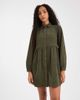 Threadbare Threadbare cord shirt mini dress in green - 2