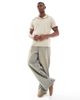 Threadbare Threadbare cotton rich polo top in beige-Neutral - 3