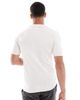 Threadbare Threadbare cotton rich polo top in ecru-White - 2