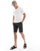 Threadbare Threadbare cotton rich woven shorts in forest green - 1