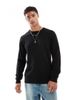 Threadbare Threadbare crew neck sweater in black - 1