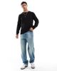 Threadbare Threadbare crew neck sweater in black - 4