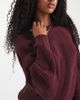 Threadbare Threadbare crew neck sweater in fig-Red - 4
