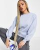 Threadbare Threadbare Fitness Dixie embroidered sweatshirt in pale blue - 4