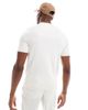 Threadbare Threadbare knit crew neck T-shirt in ecru-White - 2