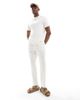 Threadbare Threadbare knit crew neck T-shirt in ecru-White - 3