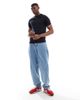 Threadbare Threadbare knit crew neck T-shirt in navy - 3