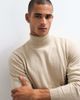 Threadbare Threadbare knit turtleneck sweater in taupe-Neutral - 1