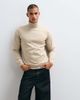 Threadbare Threadbare knit turtleneck sweater in taupe-Neutral - 2