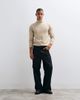 Threadbare Threadbare knit turtleneck sweater in taupe-Neutral - 3