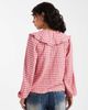 Threadbare Threadbare long sleeve blouse with peter pan collar in pink and red gingham - 2