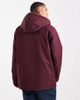 Threadbare Threadbare overhead ski jacket with hood and pocket detail in burgundy-Red - 3