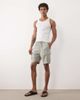 Threadbare Threadbare pull on shorts with cargo pockets in sage green - 3