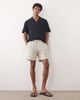 Threadbare Threadbare pull on striped shorts in ecru-Neutral - 2