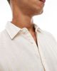 Threadbare Threadbare short sleeve shirt in beige and white stripes-Neutral - 2
