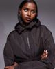 Threadbare Threadbare Ski overhead jacket with hood in chocolate brown - part of a set - 4